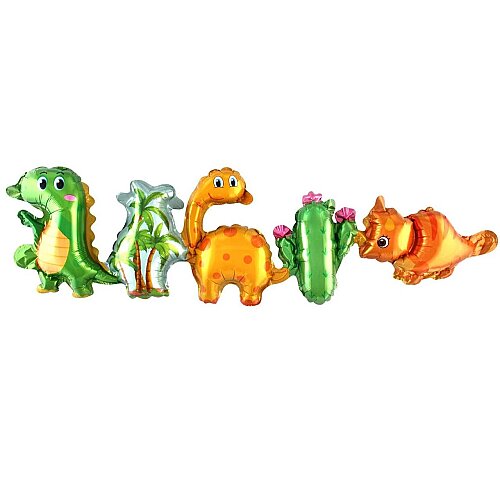 Dinazor Temalı Mini Konsept Folyo Balon Set - 1